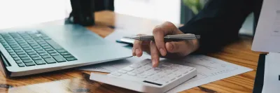 Financial documents and calculator for refinancing